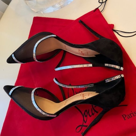 Christian Louboutin Chiara Diams BLK Pumps - Picture 5 of 10